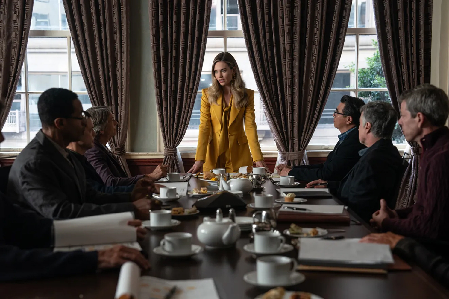 Lily James delivers a powerful and believable performance as Whitney Wolfe Herd