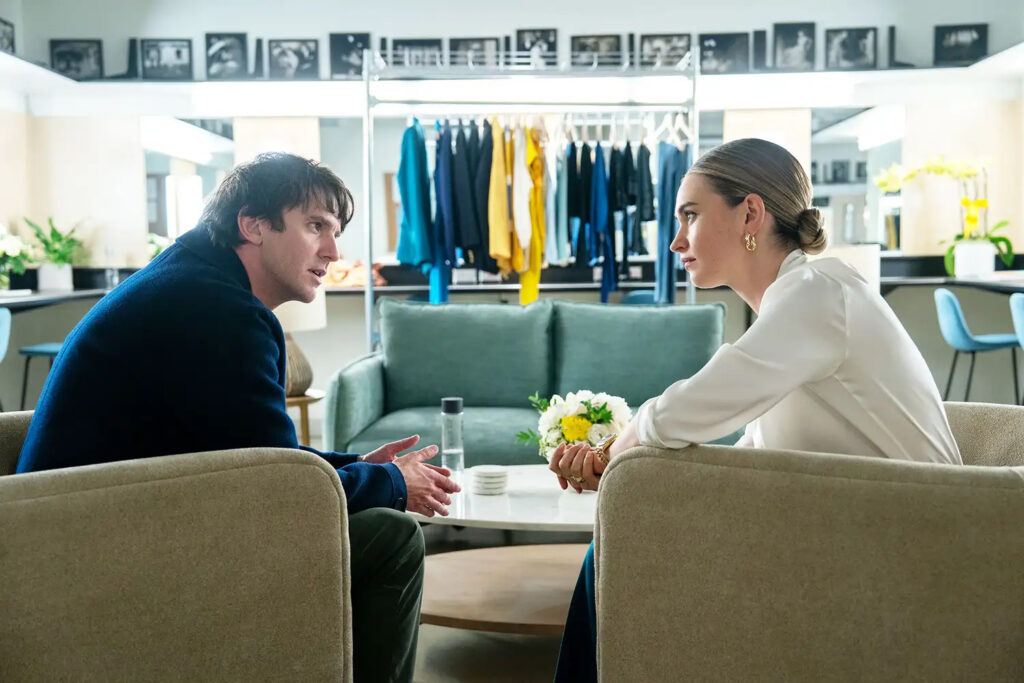 Whitney Wolfe Herd and Andrey back stage communication